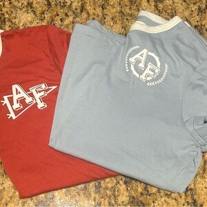 Abercrombie Kids Red and Blue Short Sleeve Tees
